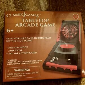 Classic Games Tabletop Arcade Game (Skee-ball)